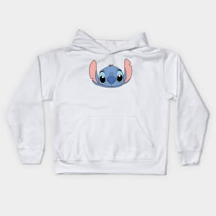 Stitch cute face, baby animal t shirt, cuteness Stitch head Kids Hoodie